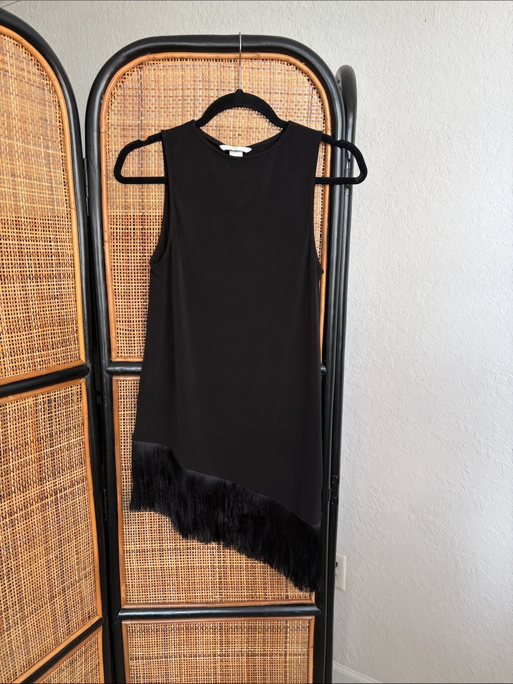 H&M ASYMMETRIC FRINGE-TRIMMED TOP - Picture 7 of 10